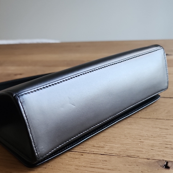 RARE Gucci Tom Ford Era Black Leather Metal Bar Bag – Excellent Condition w/box - Picture 11 of 16